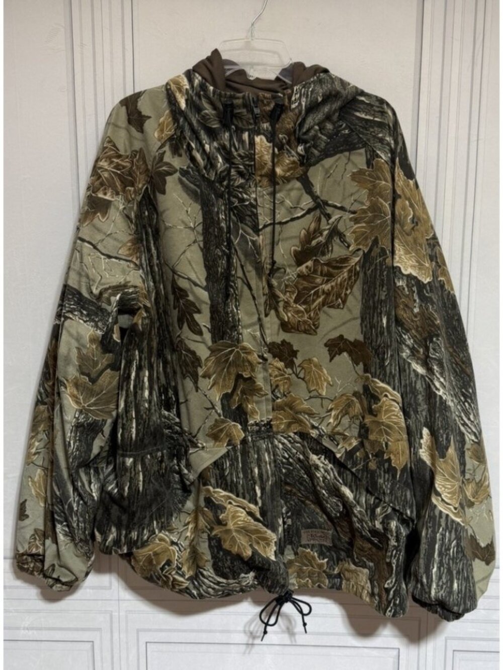 VTG Walls Camo Jacket Mens 2XL Water Pruf Realtree Breathable Hooded Hunting